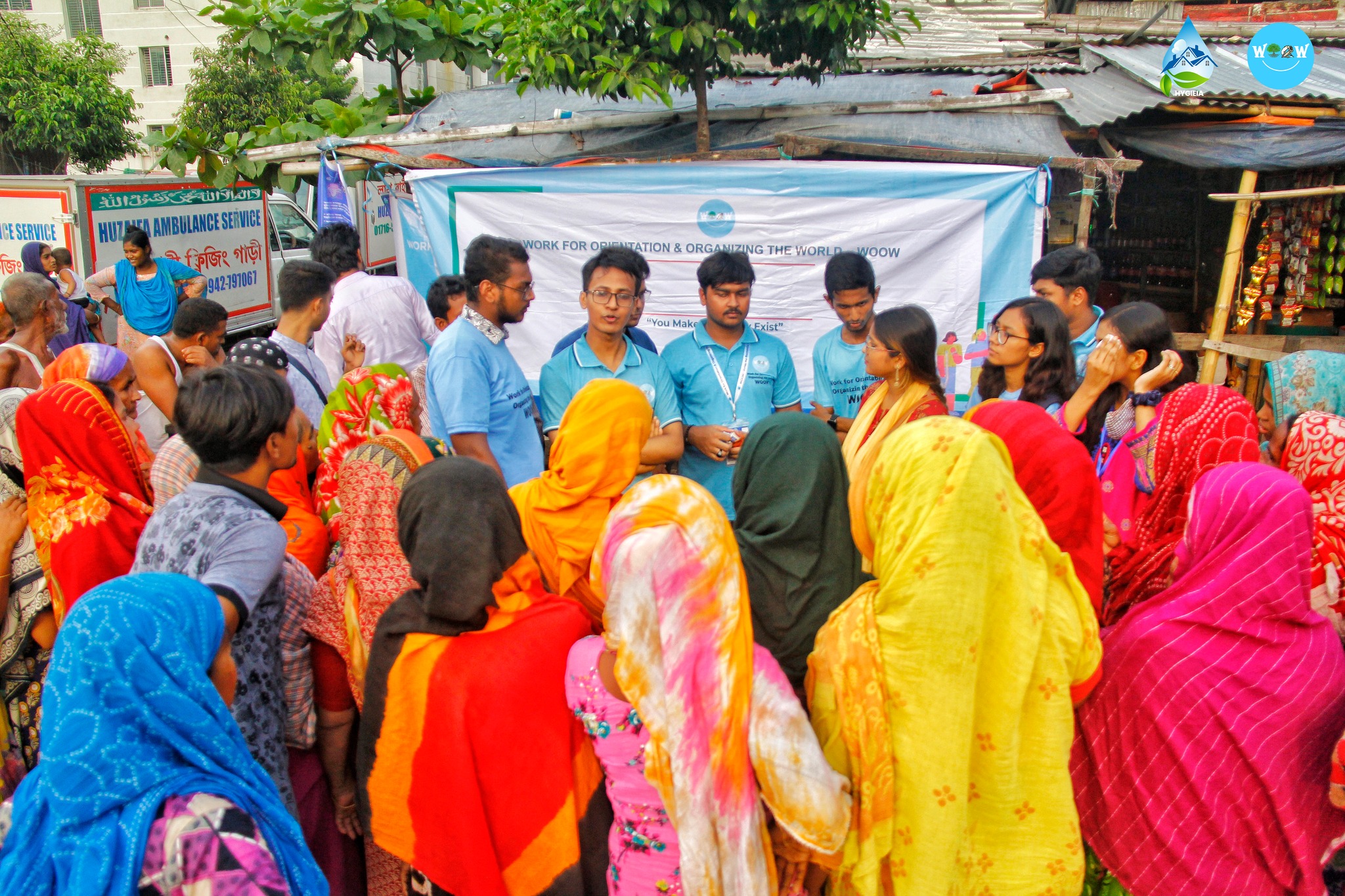 Organized Hygieia-হাইজিয়া: A hygiene awareness and free healthcare campaign for the underprivileged families